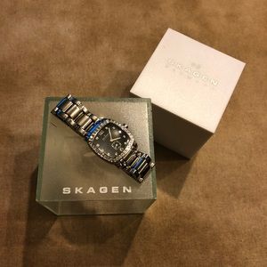 SKAGEN Women’s Rhinestone Watch